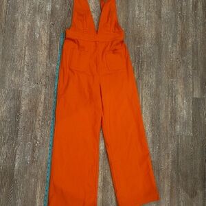Vibrant Orange Jumpsuit/ Overalls